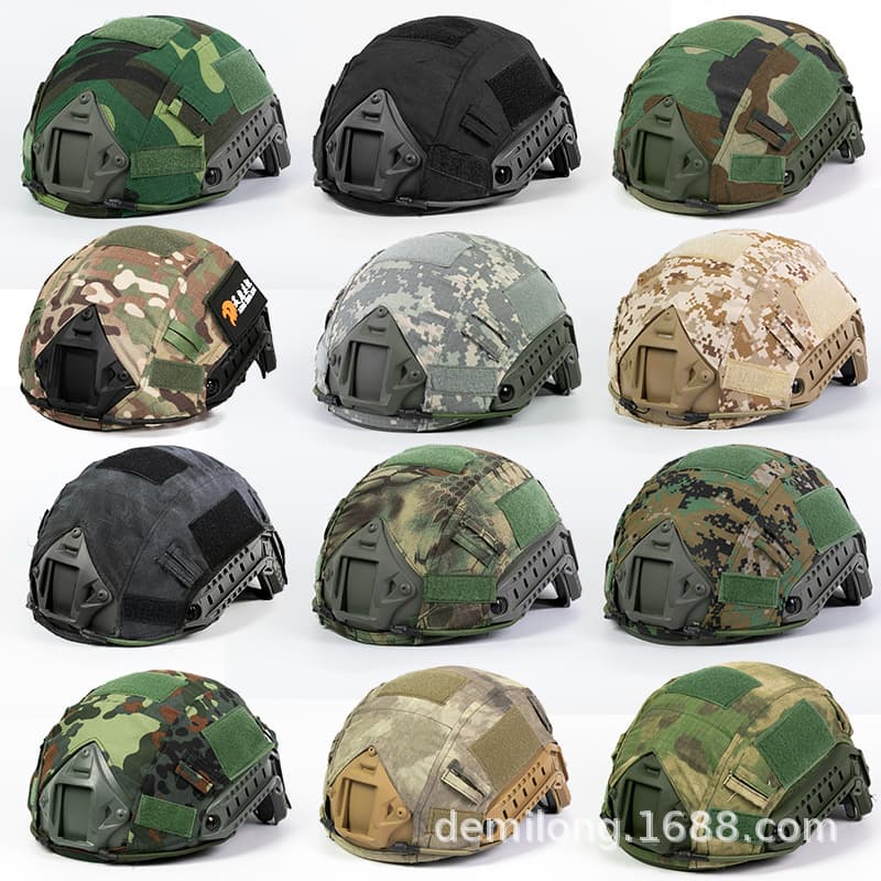Tactical Helmet Cover Military Fans Cs Game Field Equipment Camouflage Cp Camouflage Helmet Cloth Night