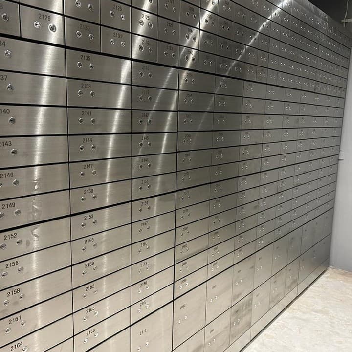 Export bank safe deposit box 2026 antimagnetic stainless steel bank storage cabinet Amazon hotel lobby safe