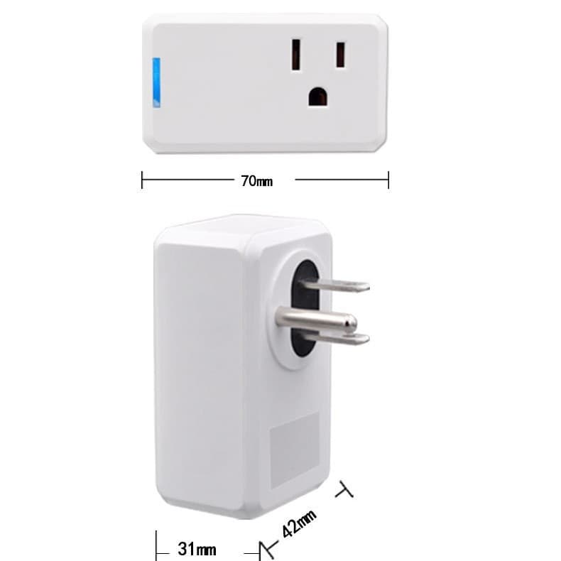 Silang US Standard Smart HomeKit Outlet, Mobile Remote Control Switch, Tuya WiFi Smart Plug