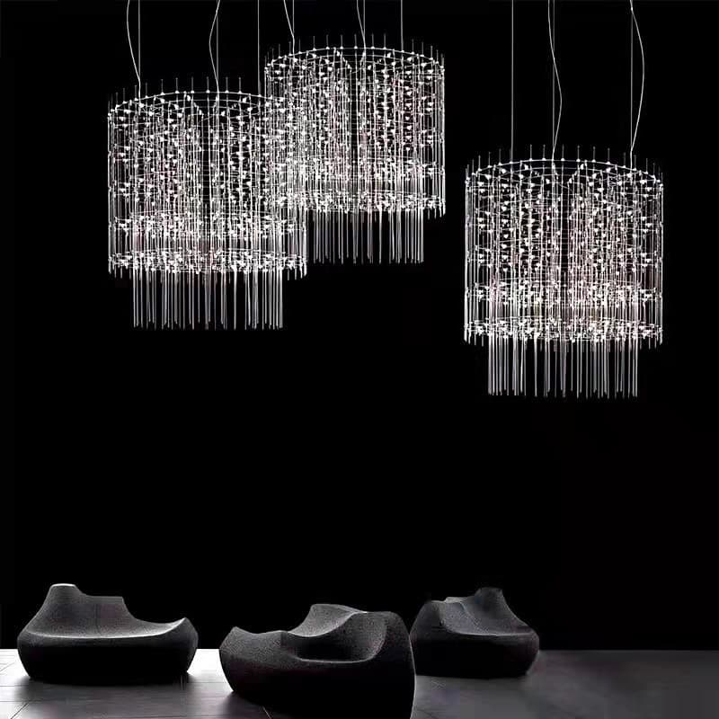 Baby's breath decoration living room restaurant hotel bar light lobby lighting light cube chandelier ledLED decorative light