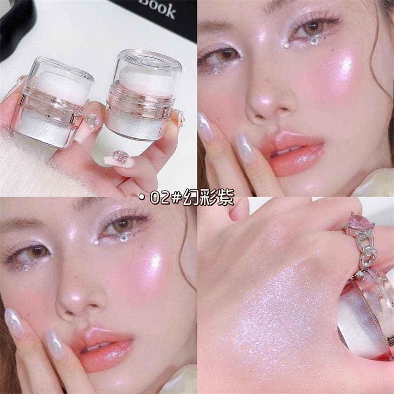 Sparkling Fairy Magic Dust Body Highlighter Powder for Brides, Glitter Body Shimmer for Collarbone, Party Glow