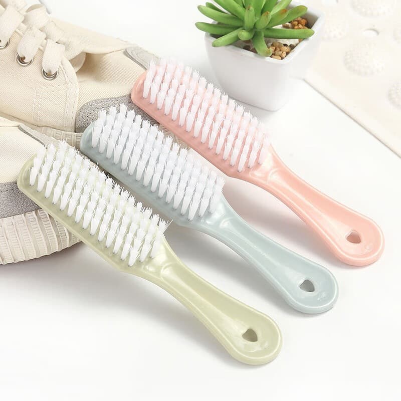 Shoe brush with soft bristles that does not damage shoes, household cleaning multifunctional nano shoe washing long handle dust removal clothes brush plastic hard brush