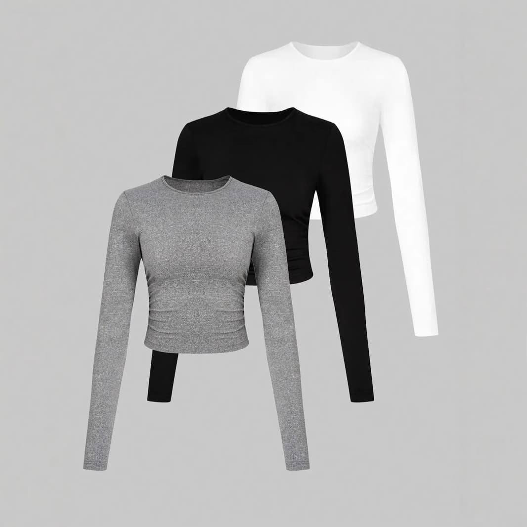 2024 Amazon Hot Selling Women's Clothing Byte TikTok Overseas Douyin Top T-Shirt 3-Piece Set