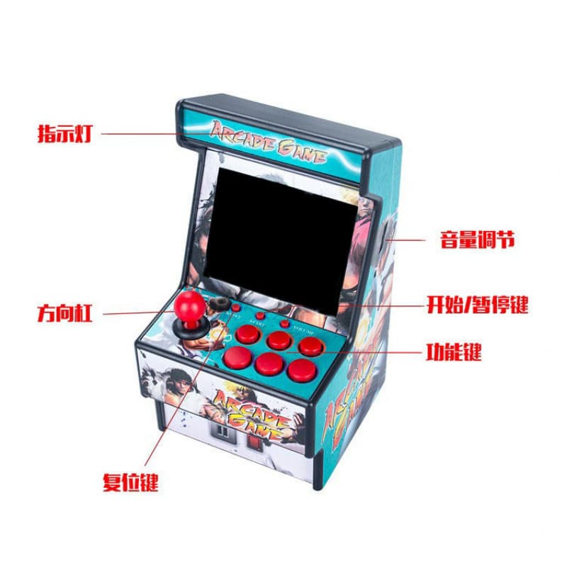 8 Cross-border Direct Supply Mini 156 Arcade 16-bit Retro Handheld Game Console Nostalgic Kids Portable FC3000 Console