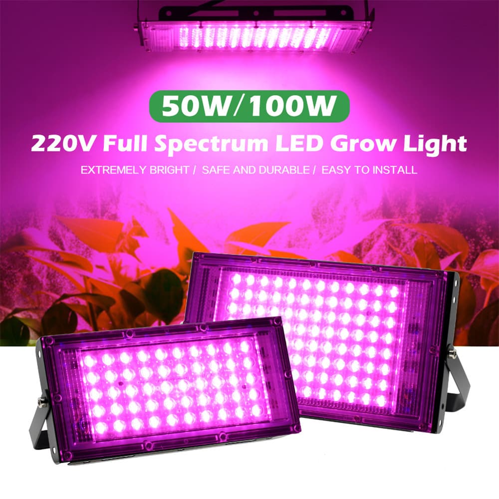Green plant supplementary growth light, LED full-spectrum for succulent greenhouses, vegetables, and flower seedlings