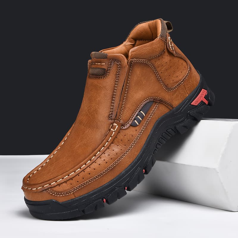 2025 New Cross-Border Men's Martin Boots, New Large Size Men's Boots, Outdoor Men's Shoes, Short Boots, Casual Leather Shoes for Men