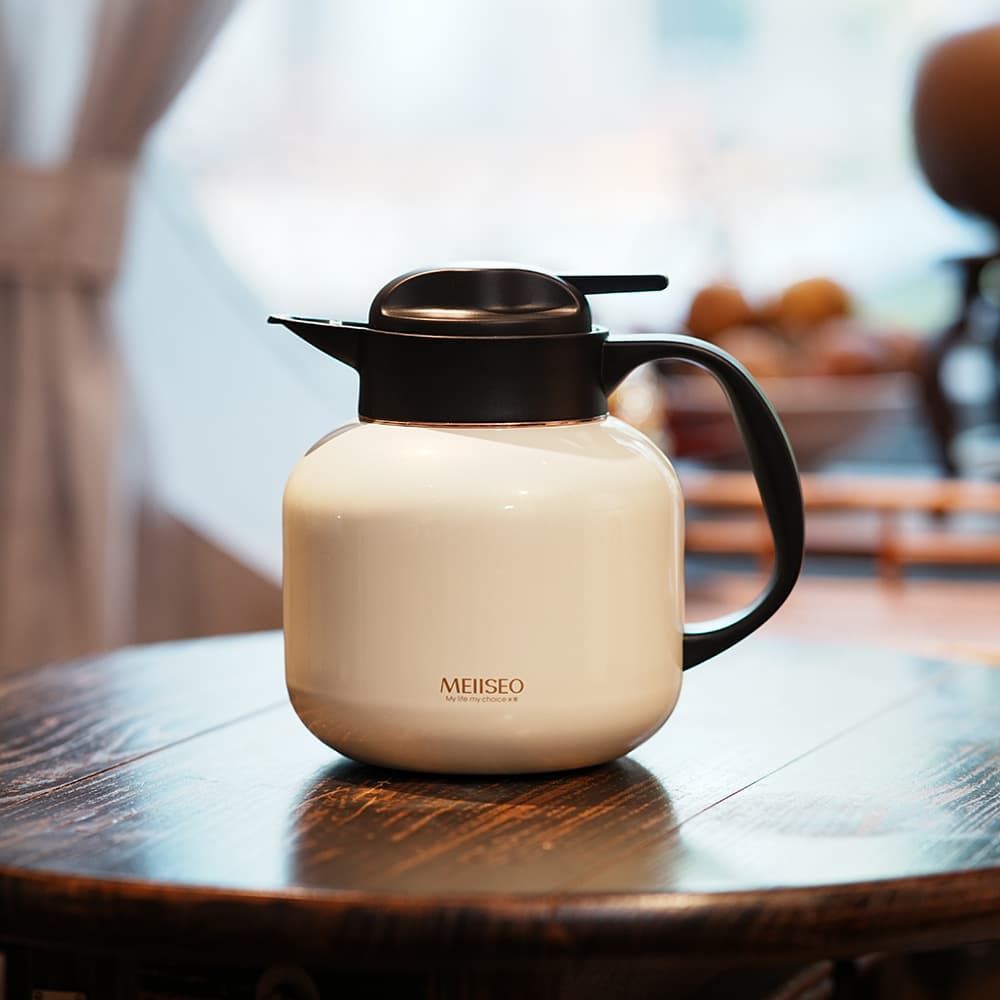 Miso Vacuum Tea Infuser 1200ml Smart Temperature Display Large Capacity Tea-Water Separation Insulation Pot Home Use Tea Pot
