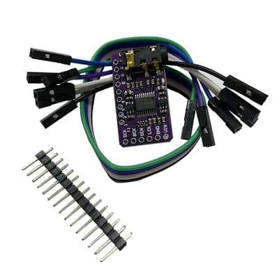 PCM5102 Audio Stereo Digital-to-Analog Converter (DAC) Decoder Board, I2S IIS Microcontroller, Audio Module