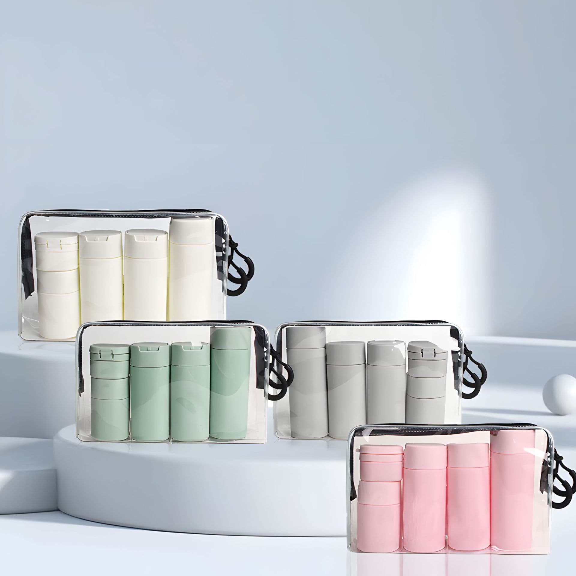 Cross-border travel cosmetics bottle set shampoo shower gel lotion empty bottle skin care product water emulsion cream bottle