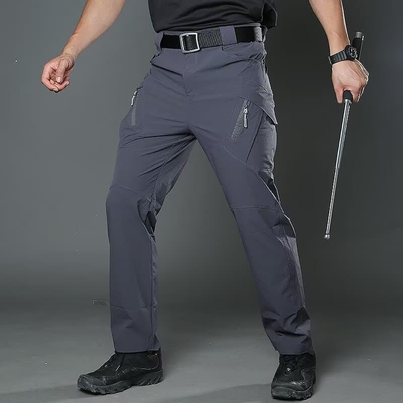 2026 Amazon Men's Summer Tactical Pants Solid Color Trendy Versatile Rugged Training Cargo Pants Fashion In Stock