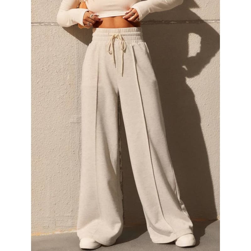 B 33365 Women's Wide Leg Casual Sweatpants