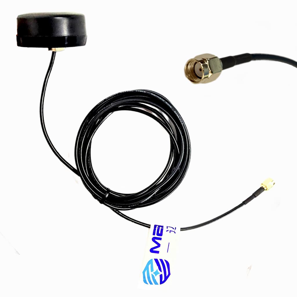Maisswei GPS+GSM+WIFI Cylindrical Combination Antenna 2400~2483.5/4800~5825MHz