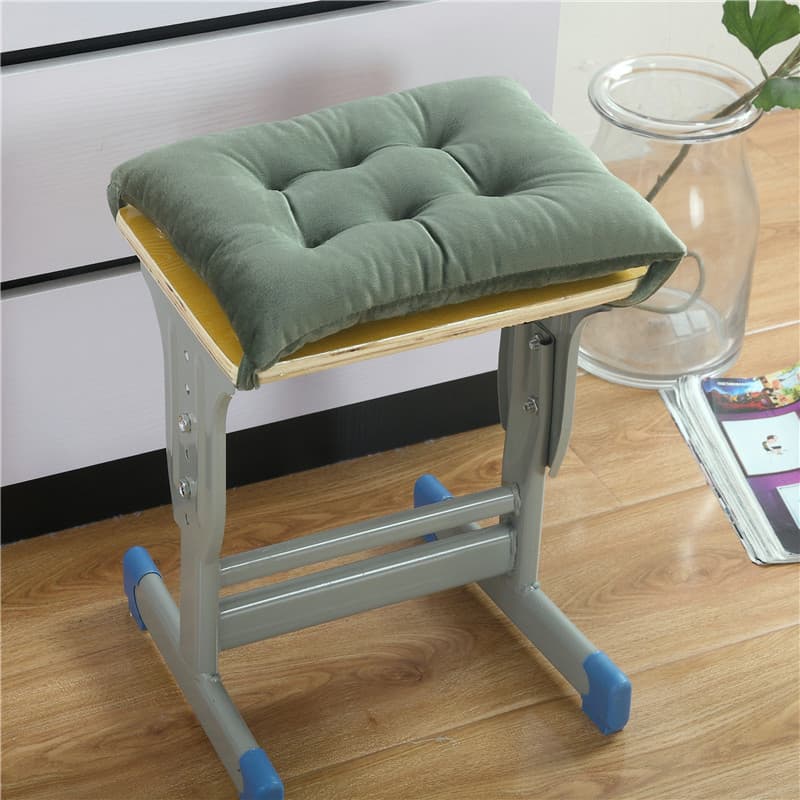 2026 New Crystal Velvet Student Mat Classroom Study Room Seat Cushion Chair Cushion Stool Mat Wholesale