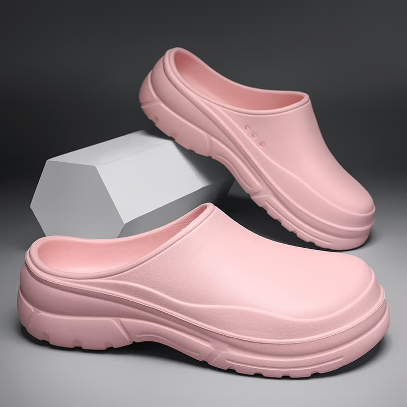 Cross-border EVA Slippers for Women, Home Slippers, Outdoor Slippers, Chef Shoes, Garden Clogs for Men, Waterproof, Splash-Proof, Oil-Resistant, Comfortable and Lightweight