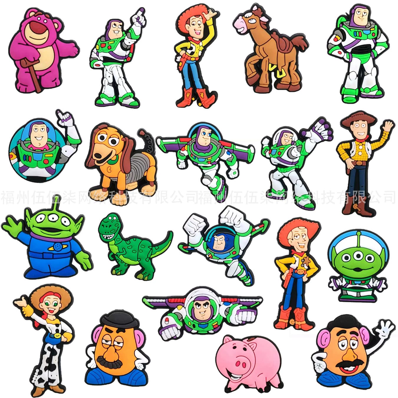 Toy Story Buzz Lightyear Croc Charms DIY Soft Rubber Shoe Decorations Gifts