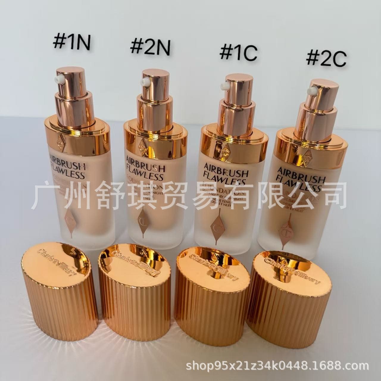 Cross-border C Family Red Carpet Foundation 30ml #1N #2N #1C #2C Four Colors Available Hydrating Long-lasting