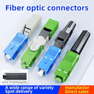 [Low Price High Volume] Fiber Optic Cold Splice SC Cold Connector Pre-embedded Quick Connector Drop Cable SC/UPC
