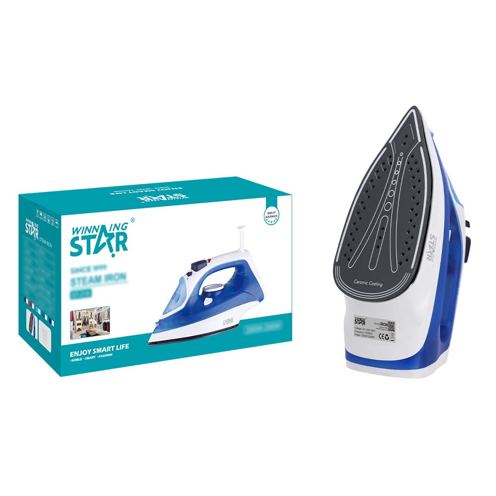 Winningstar cross-border dry iron with water spray, vertical steam burst, automatic cleaning multifunctional electric iron.