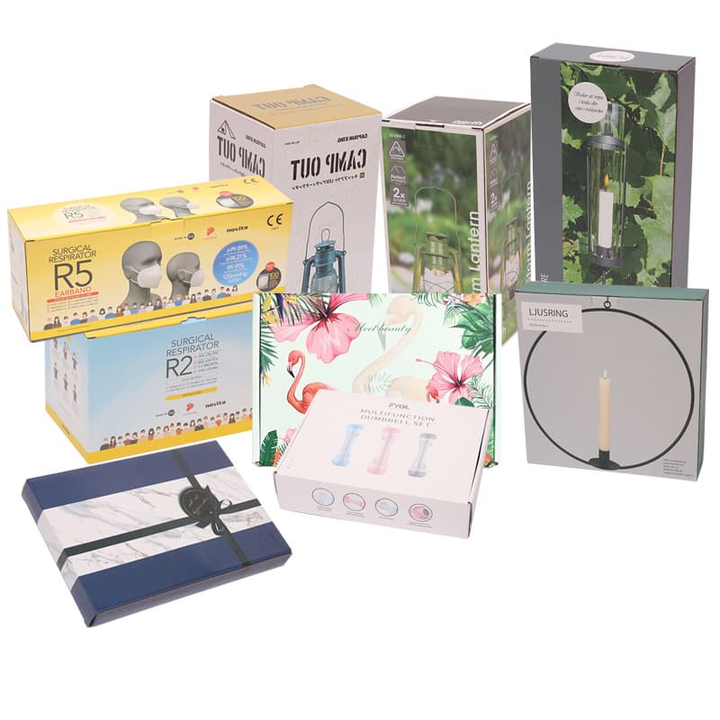 Factory Direct Supply Packaging Suitcase Kraft Paper Corrugated Heaven and Earth Cover Aircraft Blind Box Gift Fruit Carton Food Box