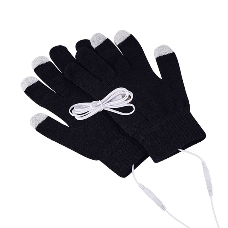 Cross-border USB gloves USB electric heating gloves winter warm touchscreen removable washable office outdoor skiing in stock