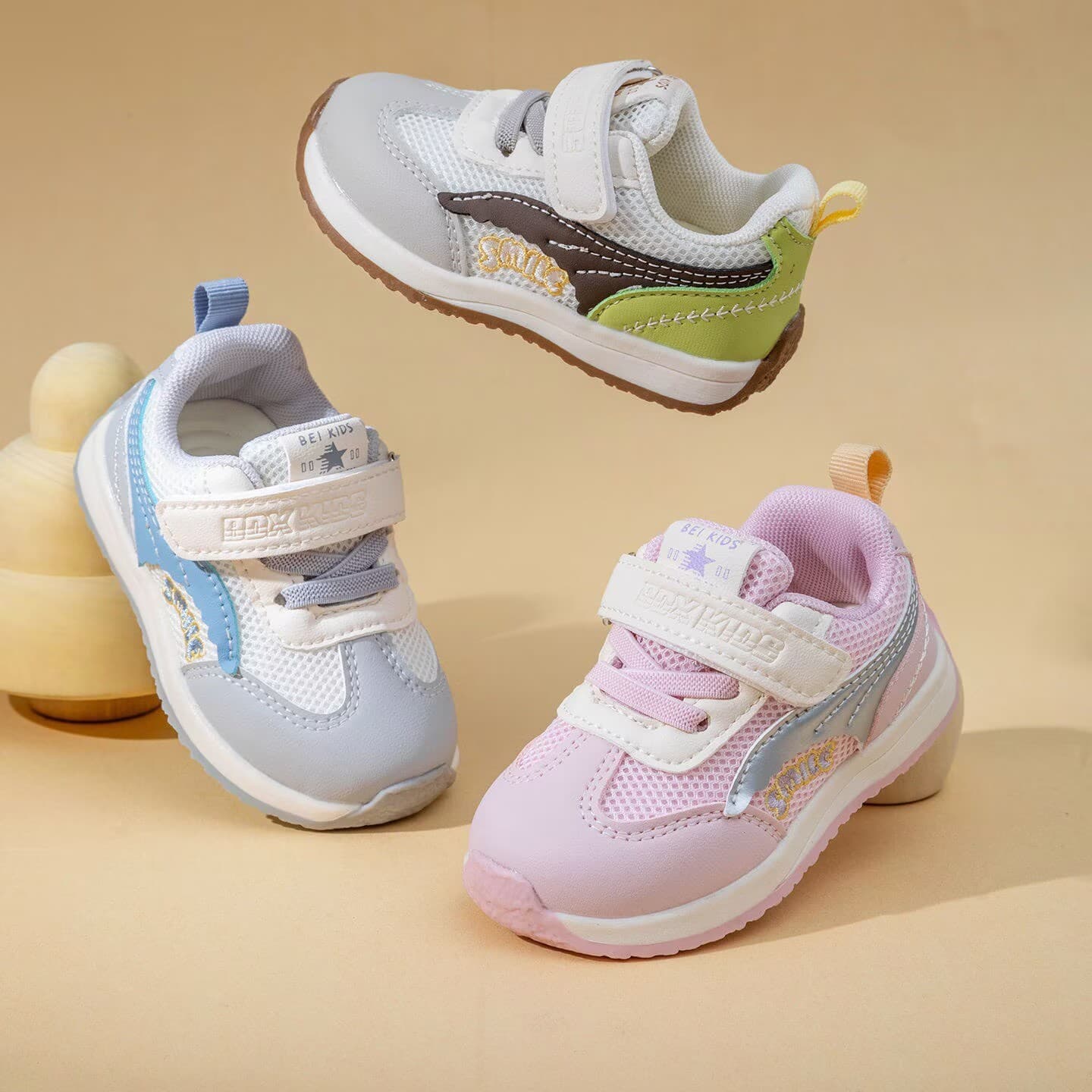 2026 Children's Sports Shoes Spring/Autumn New Baby Walking Shoes Boys Soft Sole Shoes Girls Casual Skate Shoes 26-5