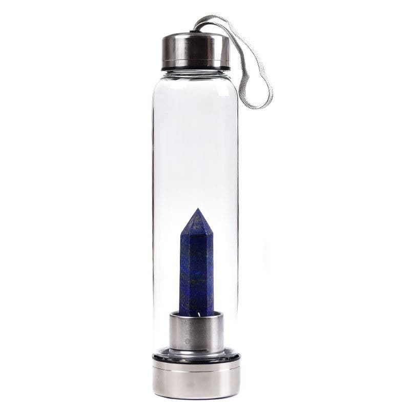 Natural Crystal Hexagonal Prism Ornament Crystal Column Glass Spa Cup Magic Wand Water Bottle Tea Cup
