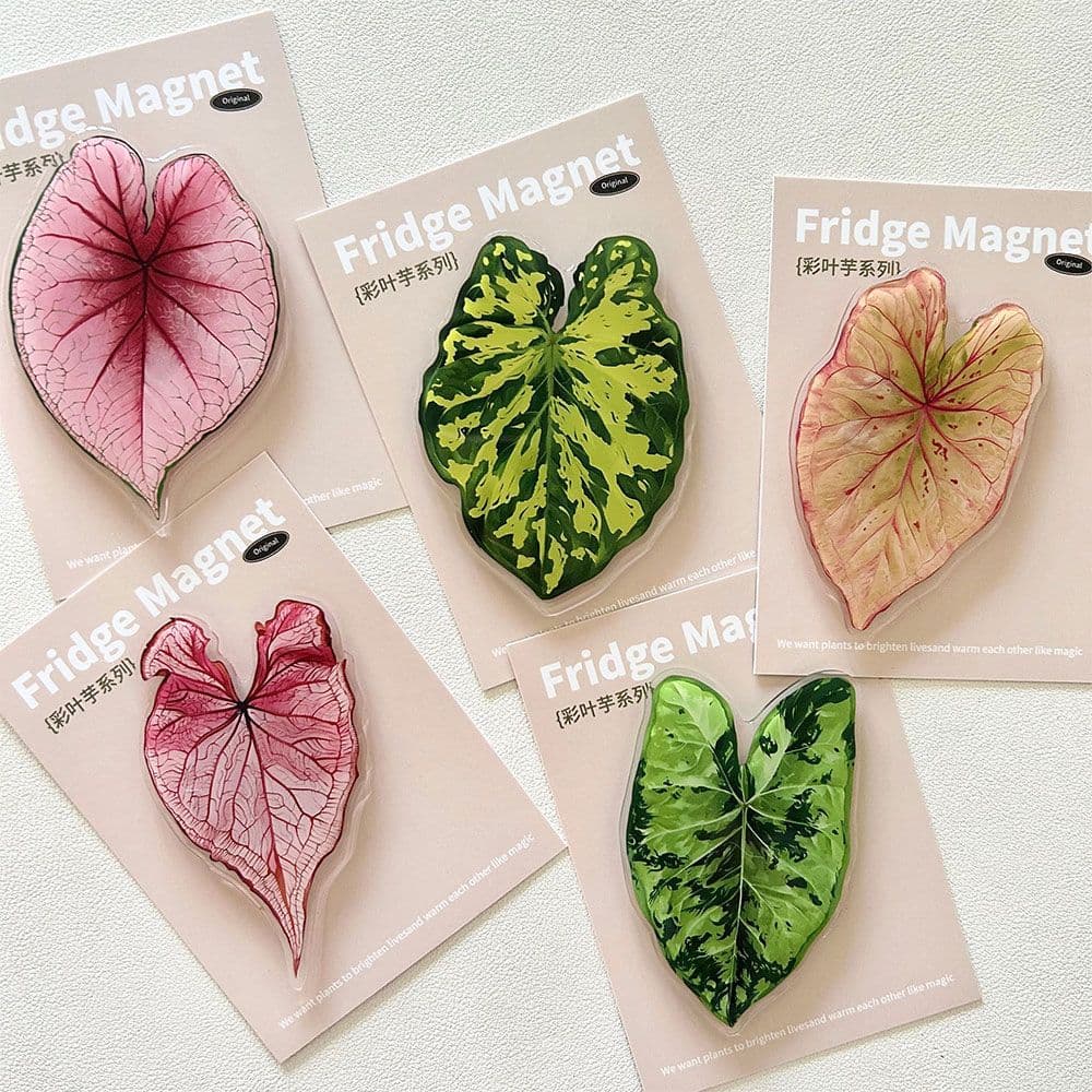 Plant Magic Tropical Plants Creative Green Plant Fridge Magnets Plant Series Fridge Magnets