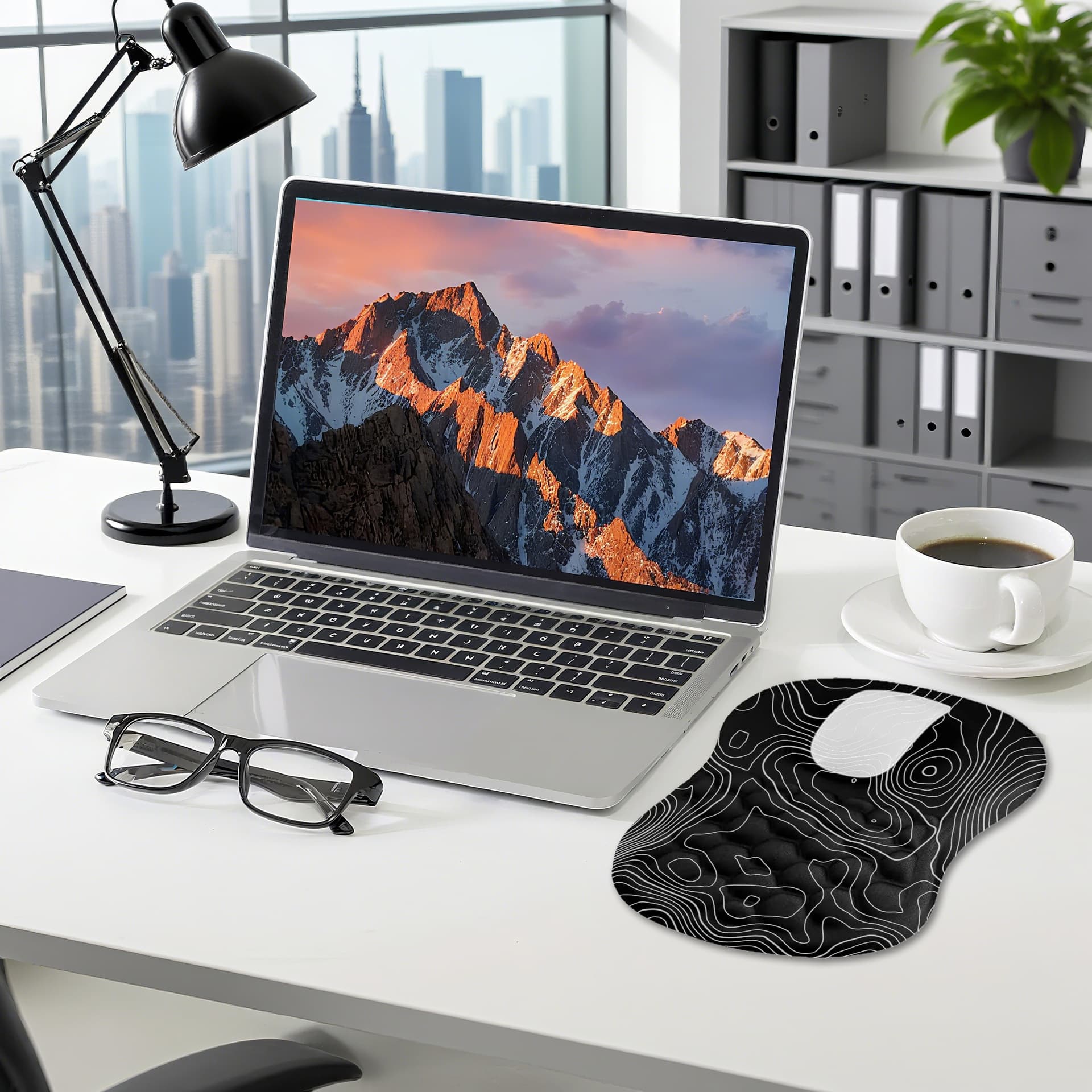 Factory Source Soft Massage Wrist Rest Pure Black Wrist Rest Ergonomic Wrist Protection Massage Mouse Pad Slope Support Pad