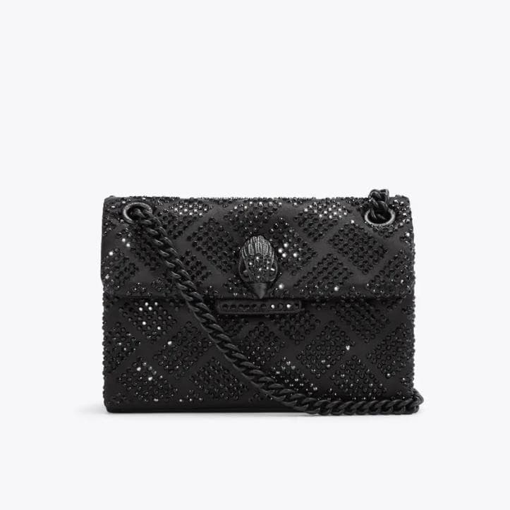New cross-border women's handbags, artificial hot diamonds, colored diamond crossbody bags, foreign trade rainbow-colored eagle head bags, export bags