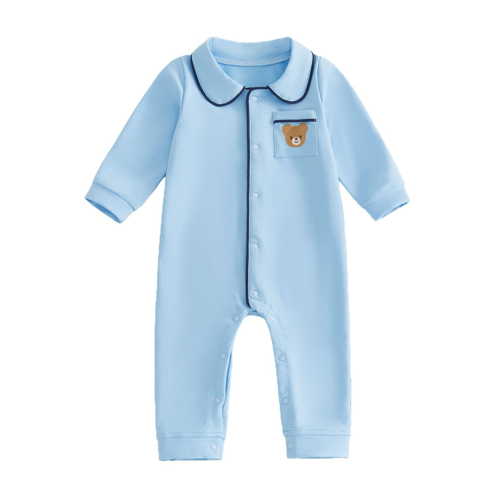 Baby Romper 100% Cotton Class A Spring Autumn Infant Clothing Kids Pajamas All-Season Homewear Newborn Crawling Suit