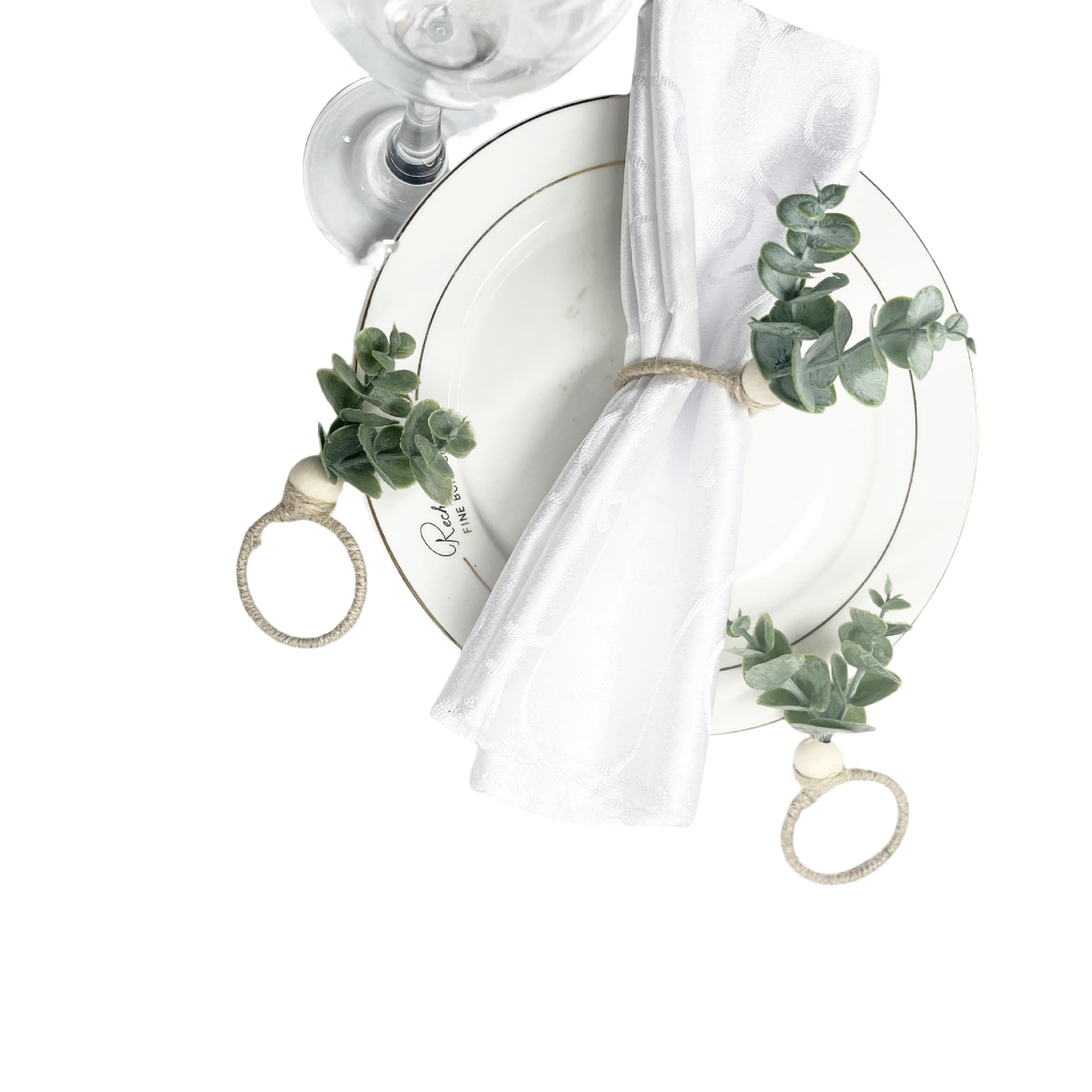 Cross-border hot model simulated flower napkin ring modern simple Nordic style saliva cloth napkin ring hotel table napkin buckle