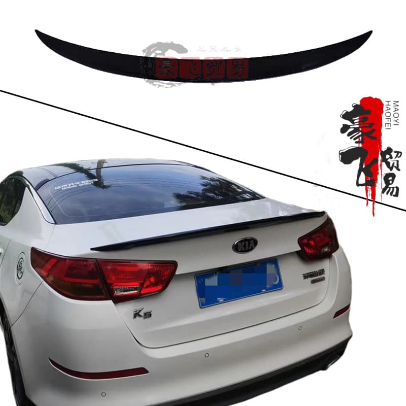 Suitable for Kia K5 rear wing 14-15 old K5 modified rear wing K5 sports punch-free paint pressure tail fixed wind wing