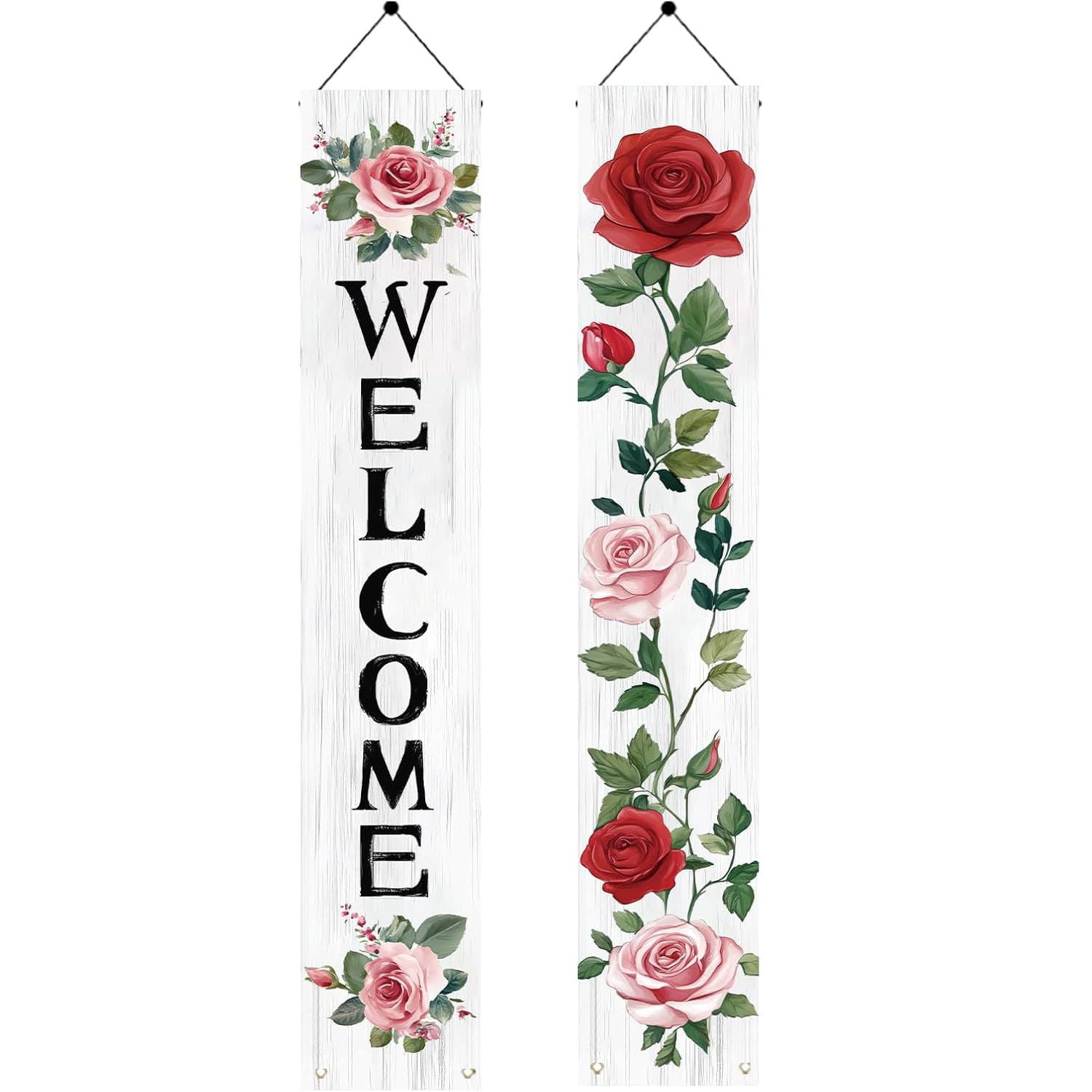 Amazon cross-border best selling porch sign hanging door banner flag yard wall party decoration flag