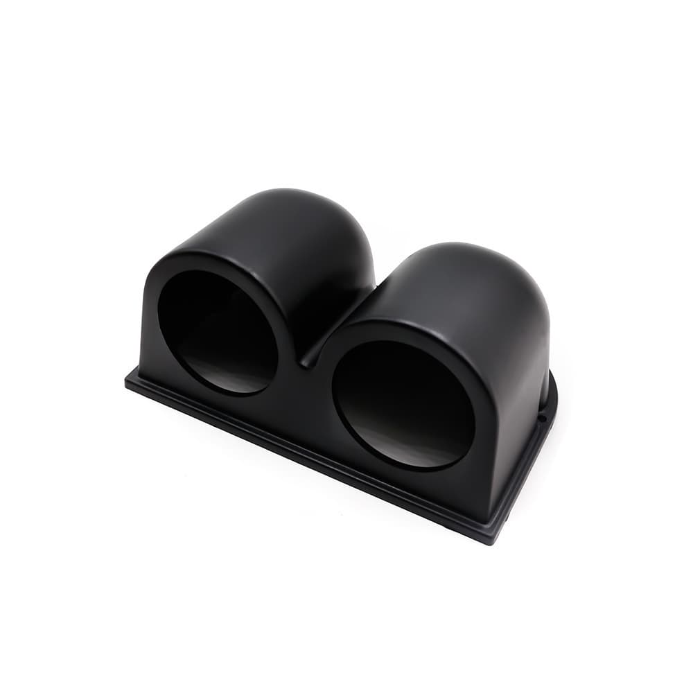 Car Modification Universal 52mm 902C 2-Hole Black Instrument Panel Mount, Seated Type