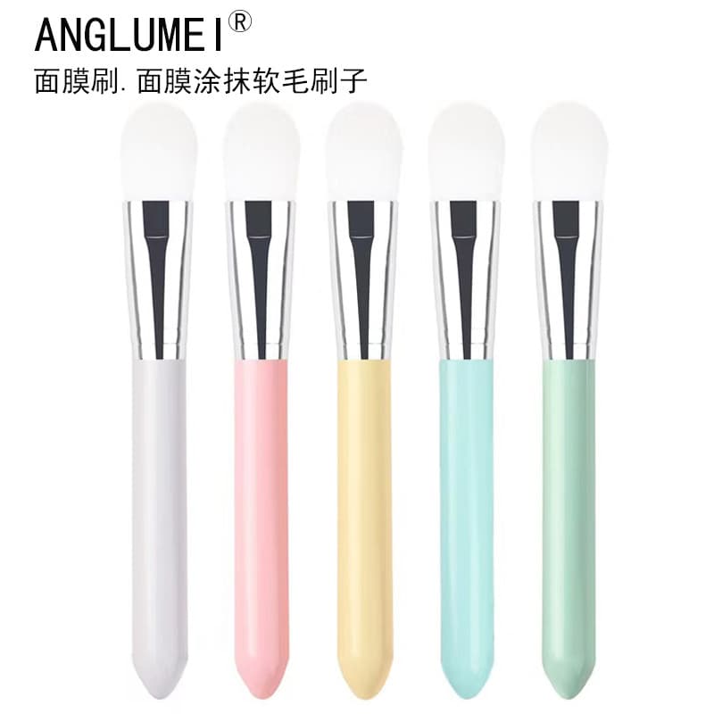 Soft Bristle Face Mask Brush for DIY Clay Mask, Beauty Tool, Makeup Brush, Facial Spa Clay Mask Applicator Stick