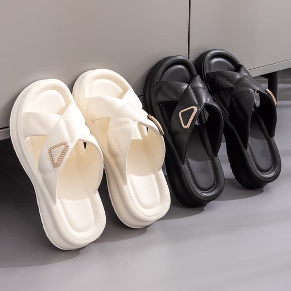 2026 New Seaside EVA Slippers for Women, Waterproof Outdoor Wet Water Sandals, Non-Slip Thick Sole