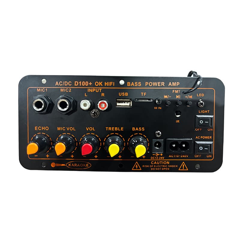 Cross-border D100+ Digital Audio Amplifier Car Subwoofer High Power Bluetooth Amplifier