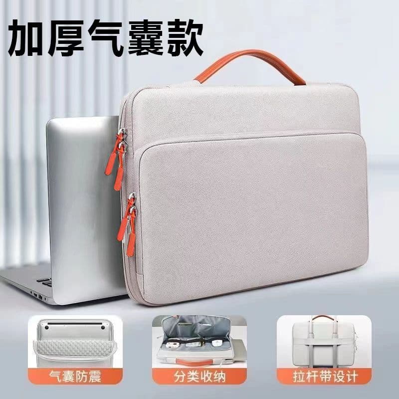 16-Inch Laptop Bag Shockproof Anti- Handheld Computer Bag Suitable for Apple Lenovo Huawei Xiaomi with Airbag Protection