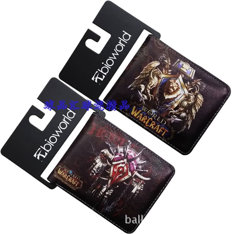 Gaming Accessories World of Warcraft Warcraft Cartoon Anime Student Short Wallet Money Clip