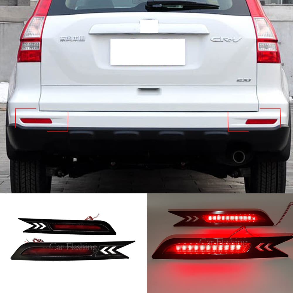 LED Brake Light Running Light Bumper Rear Fog Light for Honda 10-11 CRV Rear Bumper Light