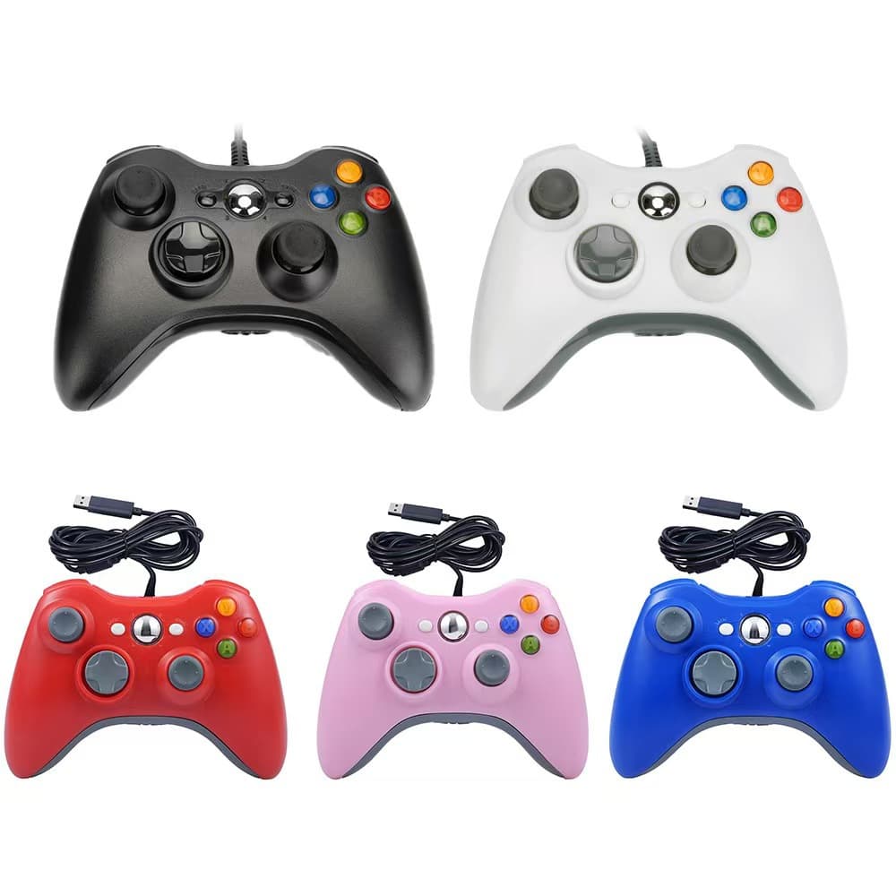 X-BOX360 Controller Dual Vibration 3-in-1 PC 360 TV Box Controller Android TV 360 Wired Controller