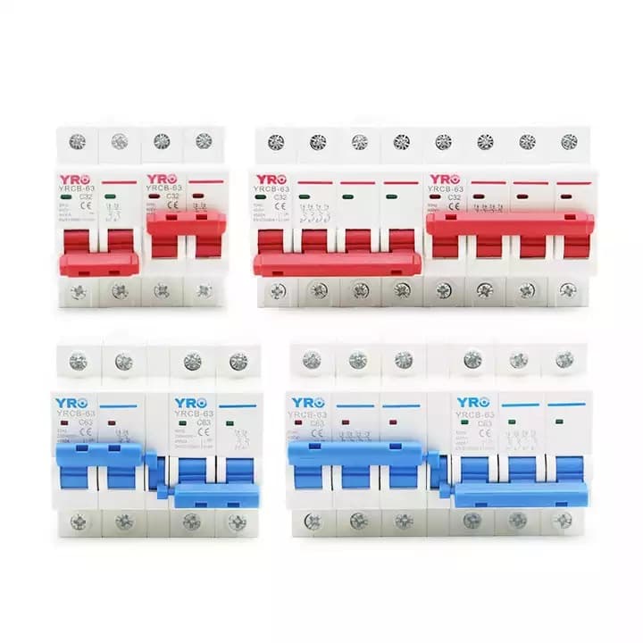 Mini Dual Power Transfer Switch 230V400V Household Small Bilateral Interlock Circuit Breaker MTS Motor