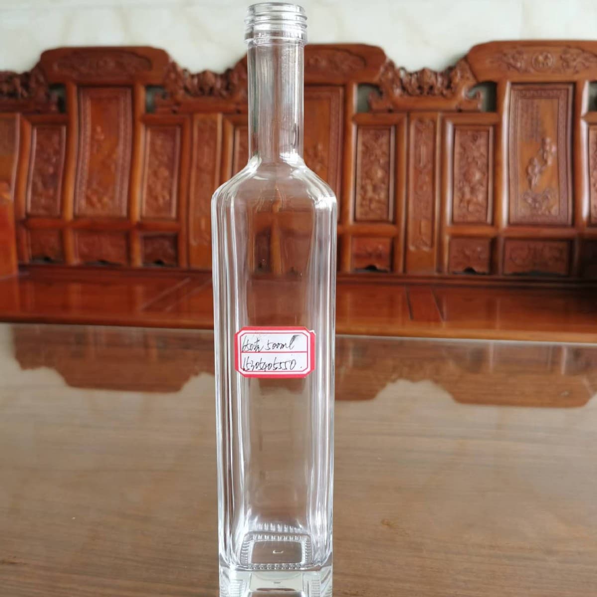 Transparent glass oil bottle 500ml tea oil bottle 250ml olive oil empty bottle multi-specification glass bottle linseed oil bottle