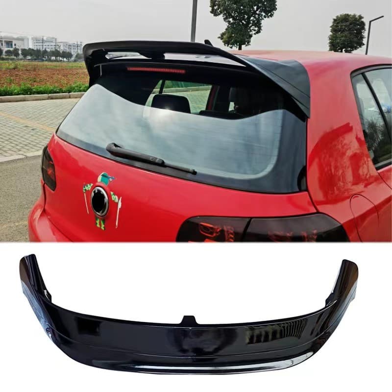 Golf 6 GTI GTD R20 Modified Rear Spoiler GOLF6 CS Style Large Spoiler Air Deflector MK6 R Bumper