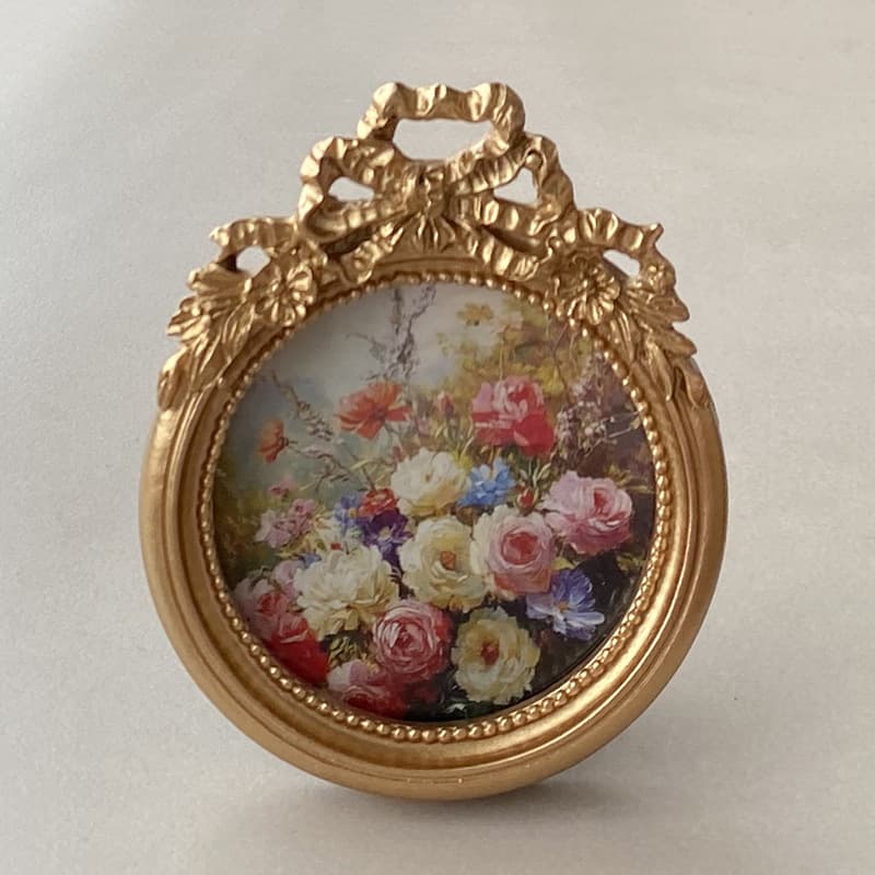 European Vintage Carved Resin Photo Frame Creative Kids Baby Cute Gift Office Desktop Decoration Resin Photo Frame