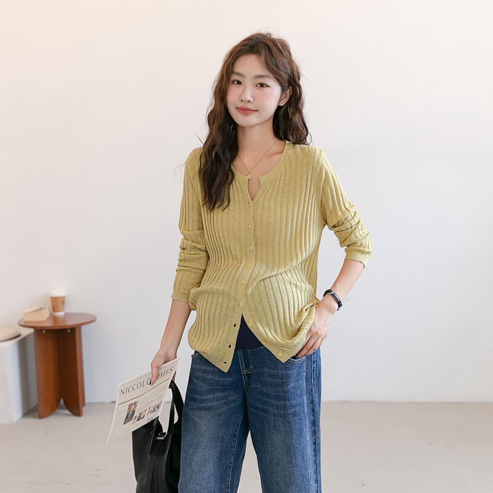 New Autumn Maternity Wear Internet Celebrity Fashion Style Small V-Neck Knitted Cardigan Stretch Slimming Knitted Jacket Trendy