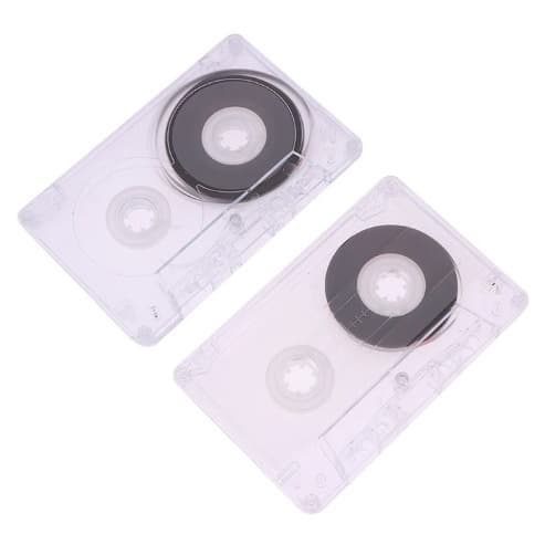 45-Minute Standard Cassette Blank Tape for Voice and Music Recording, Player Blank Tape, Magnetic Tape