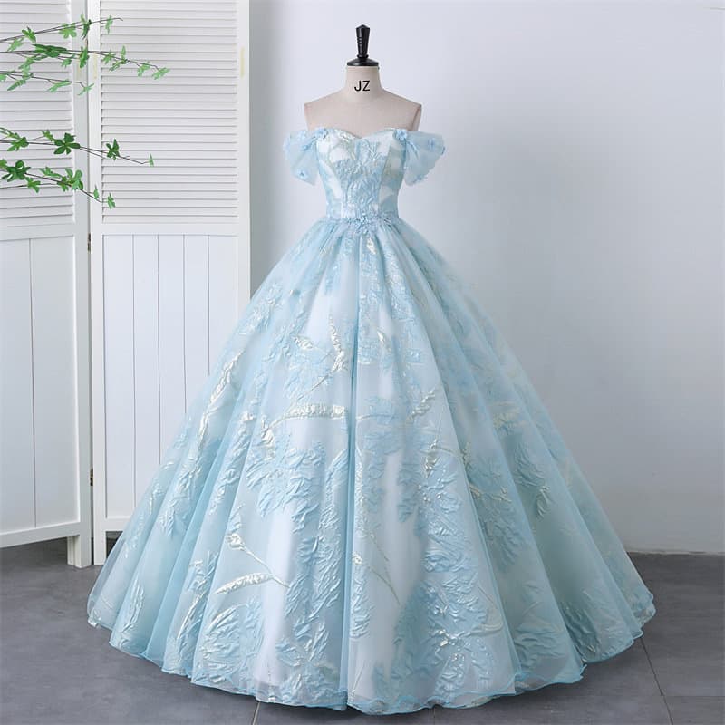 New Colorful Performance Gown Long Vocal Bel Canto Art Exam Adult Dress Host Solo Evening Dress Puffy Skirt