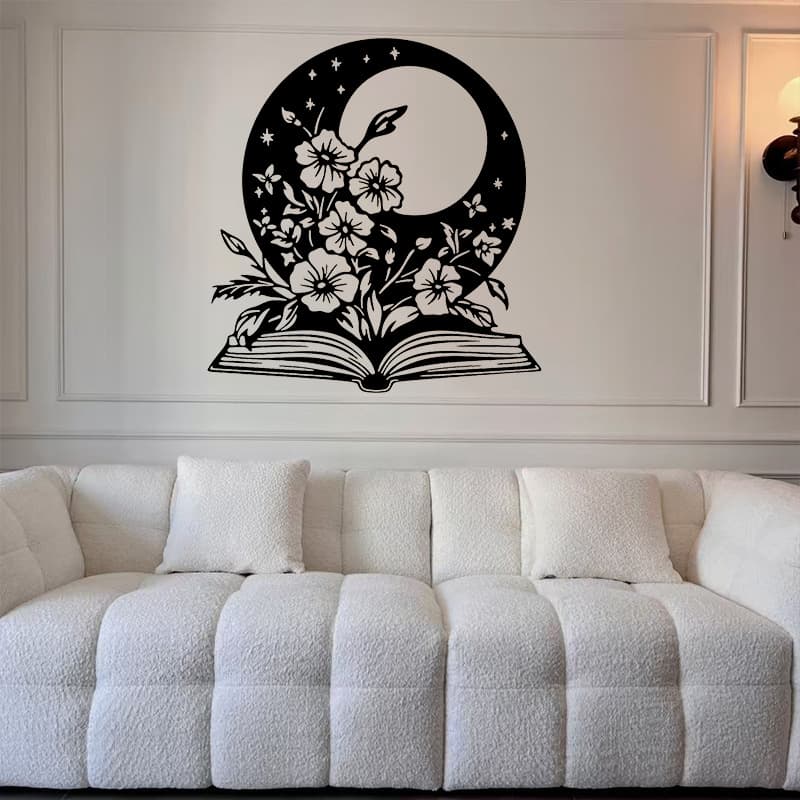 Customized iron art metal sun, moon and stars classroom kindergarten decoration mural wall decoration layout manufacturer direct starry sky
