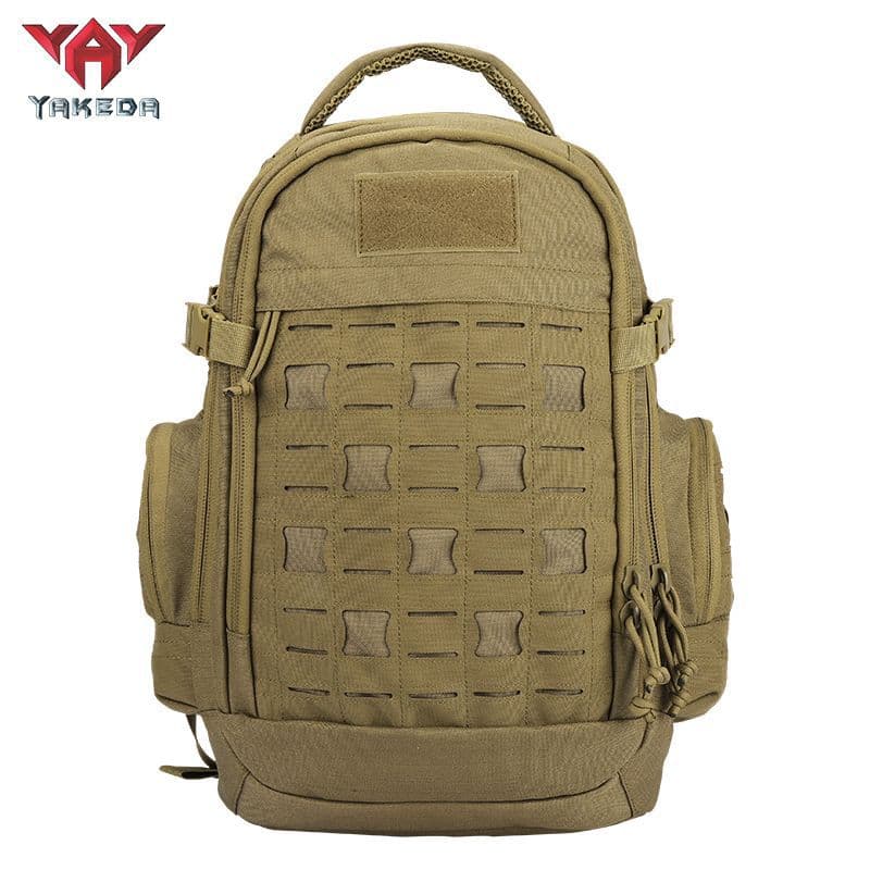 YAKEDA men's and women's tactical backpack camouflage sports outdoor bag large capacity travel supplies mountaineering bag camping